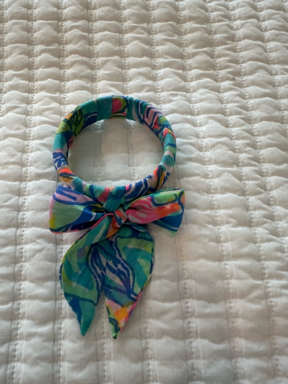 Lilly Pulitzer Colorful Patterned Bow Bracelet